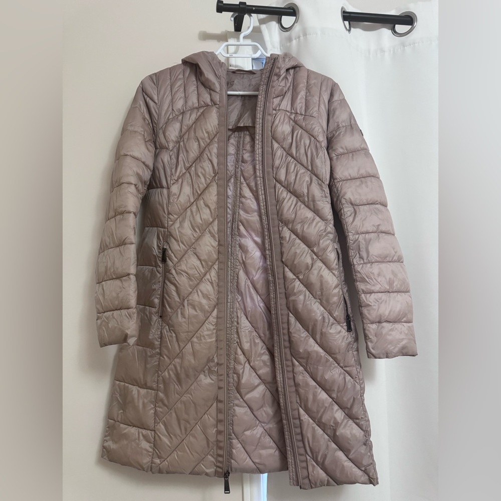 BCBGeneration Women's Puffer Jacket Packable - Taupe